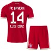Fotbollskläder Barn FC Bayern München Luis Diaz 14 Hemmatröja 2026-27 - Kortärmad Fotbollskläder Barn FC Bayern München Luis Diaz 14 Hemmatröja 2026-27 - Kortärmad