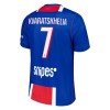 Fotbollskläder Paris Saint-Germain Kvaratskhelia 7 Hemmatröja 2026-27 - Kortärmad