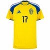 Fotbollskläder Sverige Gyokeres 17 Hemmatröja VM 2026 - Kortärmad