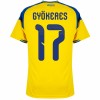 Fotbollskläder Sverige Gyokeres 17 Hemmatröja VM 2026 - Kortärmad