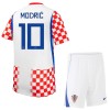 Fotbollskläder Barn Kroatien Modrić 10 Hemmatröja VM 2026 - Kortärmad