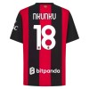 Fotbollskläder AC Milan Nkunku 18 Hemmatröja 2026-27 - Kortärmad Fotbollskläder AC Milan Nkunku 18 Hemmatröja 2026-27 - Kortärmad