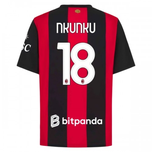 Fotbollskläder AC Milan Nkunku 18 Hemmatröja 2026-27 - Kortärmad Fotbollskläder AC Milan Nkunku 18 Hemmatröja 2026-27 - Kortärmad