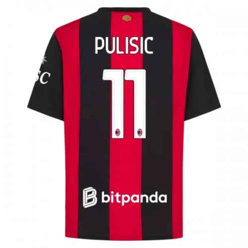 Fotbollskläder AC Milan Pulisic 11 Hemmatröja 2026-27 - Kortärmad Fotbollskläder AC Milan Pulisic 11 Hemmatröja 2026-27 - Kortärmad