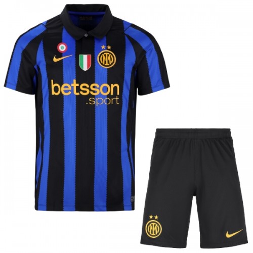 Fotbollskläder Barn Inter Milan Hemmatröja 2026-27 - Kortärmad Fotbollskläder Barn Inter Milan Hemmatröja 2026-27 - Kortärmad