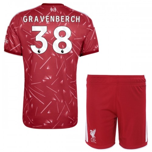 Fotbollskläder Barn Liverpool Gravenberch 38 Hemmatröja 2026-27 - Kortärmad Fotbollskläder Barn Liverpool Gravenberch 38 Hemmatröja 2026-27 - Kortärmad