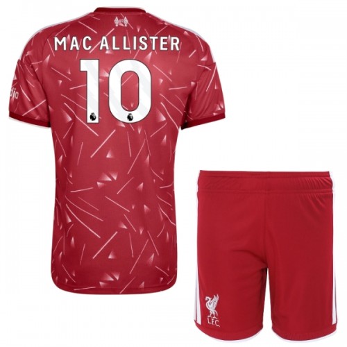 Fotbollskläder Barn Liverpool Mac Allister 10 Hemmatröja 2026-27 - Kortärmad Fotbollskläder Barn Liverpool Mac Allister 10 Hemmatröja 2026-27 - Kortärmad