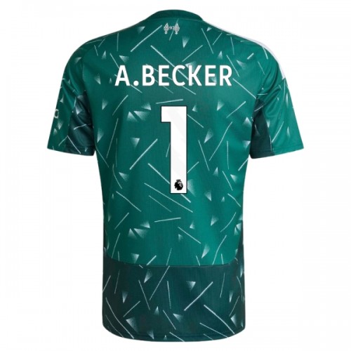Fotbollskläder Målvakt Liverpool A. Becker 1 Hemmatröja 2026-27 Grön - Kortärmad Fotbollskläder Målvakt Liverpool A. Becker 1 Hemmatröja 2026-27 Grön - Kortärmad