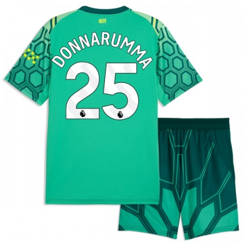 Fotbollskläder Målvakt Barn Manchester City Donnarumma 25 Hemmatröja 2026-27 Grön - Kortärmad Fotbollskläder Målvakt Barn Manchester City Donnarumma 25 Hemmatröja 2026-27 Grön - Kortärmad