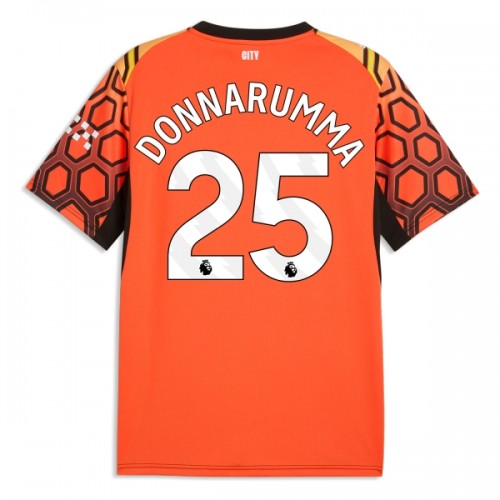 Fotbollskläder Målvakt Manchester City Donnarumma 25 Tredjetröja 2026-27 Orange - Kortärmad Fotbollskläder Målvakt Manchester City Donnarumma 25 Tredjetröja 2026-27 Orange - Kortärmad