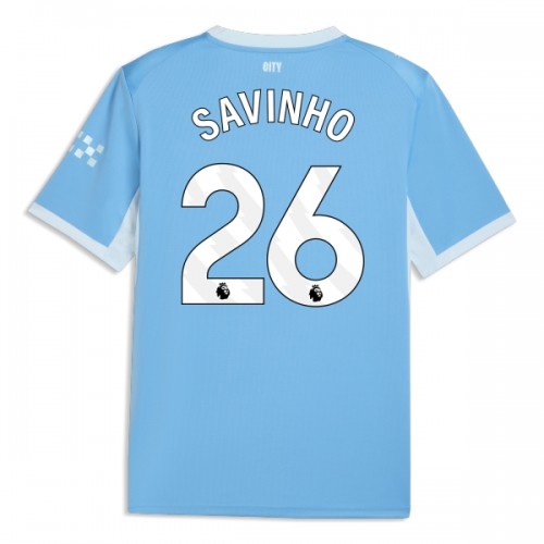 Fotbollskläder Manchester City Savinho 26 Hemmatröja 2026-27 - Kortärmad Fotbollskläder Manchester City Savinho 26 Hemmatröja 2026-27 - Kortärmad