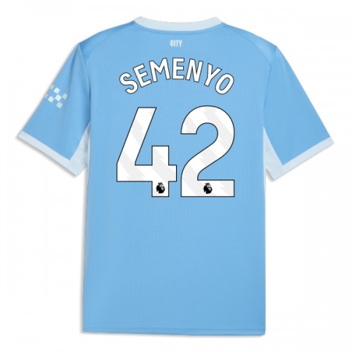 Fotbollskläder Manchester City Semenyo 42 Hemmatröja 2026-27 - Kortärmad Fotbollskläder Manchester City Semenyo 42 Hemmatröja 2026-27 - Kortärmad
