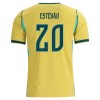 Fotbollskläder Brasilien Estevao 20 Hemmatröja VM 2026 - Kortärmad Fotbollskläder Brasilien Estevao 20 Hemmatröja VM 2026 - Kortärmad