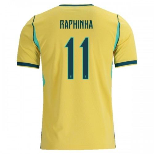 Fotbollskläder Brasilien Raphinha 11 Hemmatröja VM 2026 - Kortärmad Fotbollskläder Brasilien Raphinha 11 Hemmatröja VM 2026 - Kortärmad
