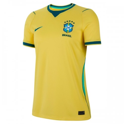 Fotbollskläder Dam Brasilien Hemmatröja VM 2026 - Kortärmad Fotbollskläder Dam Brasilien Hemmatröja VM 2026 - Kortärmad