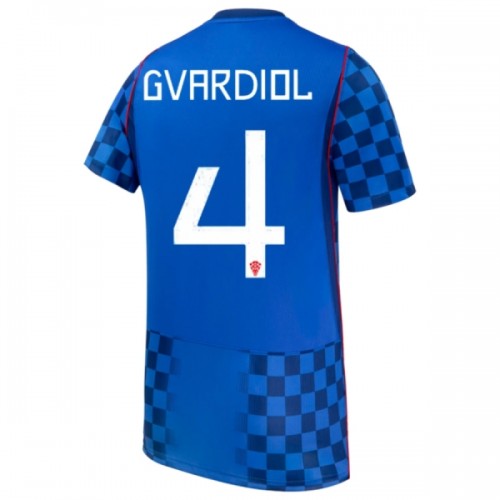 Fotbollskläder Kroatien Gvardiol 4 Bortatröja VM 2026 - Kortärmad Fotbollskläder Kroatien Gvardiol 4 Bortatröja VM 2026 - Kortärmad