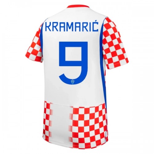 Fotbollskläder Kroatien Kramaric 9 Hemmatröja VM 2026 - Kortärmad Fotbollskläder Kroatien Kramaric 9 Hemmatröja VM 2026 - Kortärmad