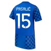 Fotbollskläder Kroatien Pasalic 15 Bortatröja VM 2026 - Kortärmad Fotbollskläder Kroatien Pasalic 15 Bortatröja VM 2026 - Kortärmad