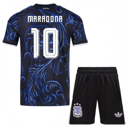 Fotbollskläder Barn Argentina Maradona 10 Bortatröja VM 2026 - Kortärmad Fotbollskläder Barn Argentina Maradona 10 Bortatröja VM 2026 - Kortärmad