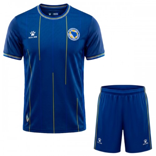 Fotbollskläder Barn Bosnia and Herzegovina Hemmatröja VM 2026 - Kortärmad Fotbollskläder Barn Bosnia and Herzegovina Hemmatröja VM 2026 - Kortärmad