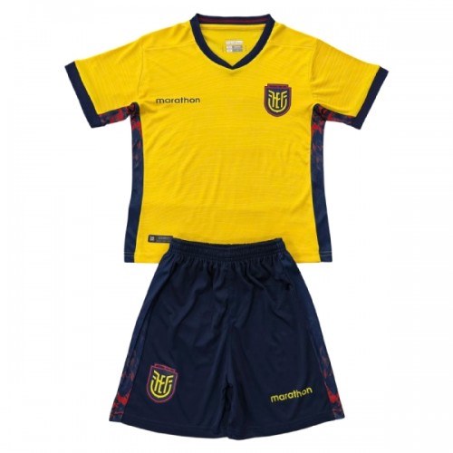 Fotbollskläder Barn Ecuador Hemmatröja VM 2026 - Kortärmad Fotbollskläder Barn Ecuador Hemmatröja VM 2026 - Kortärmad