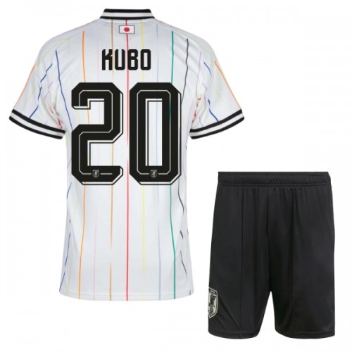 Fotbollskläder Barn Japan Kubo 20 Bortatröja VM 2026 - Kortärmad Fotbollskläder Barn Japan Kubo 20 Bortatröja VM 2026 - Kortärmad