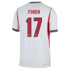 Fotbollskläder England Foden 17 Hemmatröja VM 2026 - Kortärmad Fotbollskläder England Foden 17 Hemmatröja VM 2026 - Kortärmad
