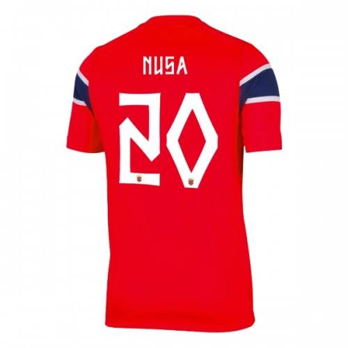 Fotbollskläder Norge Nusa 7 Hemmatröja VM 2026 - Kortärmad Fotbollskläder Norge Nusa 7 Hemmatröja VM 2026 - Kortärmad