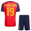Fotbollskläder Barn Spanien 2 Stars Lamine Yamal 19 Hemmatröja VM 2026 - Kortärmad Fotbollskläder Barn Spanien 2 Stars Lamine Yamal 19 Hemmatröja VM 2026 - Kortärmad