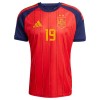 Fotbollskläder Barn Spanien 2 Stars Lamine Yamal 19 Hemmatröja VM 2026 - Kortärmad
