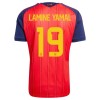 Fotbollskläder Barn Spanien 2 Stars Lamine Yamal 19 Hemmatröja VM 2026 - Kortärmad