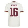 Fotbollskläder Barn Spanien 2 Stars Rodrigo 16 Bortatröja VM 2026 - Kortärmad