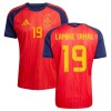 Fotbollskläder Spanien 2 Stars Lamine Yamal 19 Hemmatröja VM 2026 - Kortärmad