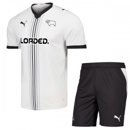 Fotbollskläder Barn Derby County Hemmatröja 2026-27 - Kortärmad Fotbollskläder Barn Derby County Hemmatröja 2026-27 - Kortärmad