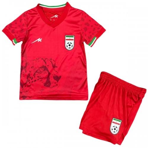 Fotbollskläder Barn Iran Bortatröja VM 2026 - Kortärmad Fotbollskläder Barn Iran Bortatröja VM 2026 - Kortärmad