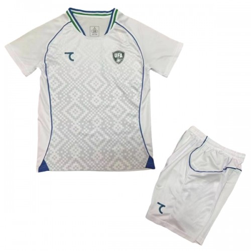 Fotbollskläder Barn Uzbekistan Bortatröja VM 2026 - Kortärmad Fotbollskläder Barn Uzbekistan Bortatröja VM 2026 - Kortärmad