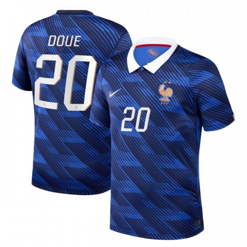 Fotbollskläder Frankrike Desire Doue 20 Hemmatröja VM 2026 - Kortärmad Fotbollskläder Frankrike Desire Doue 20 Hemmatröja VM 2026 - Kortärmad
