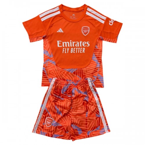 Fotbollskläder Målvakt Barn Arsenal 2026-27 Orange - Kortärmad Fotbollskläder Målvakt Barn Arsenal 2026-27 Orange - Kortärmad