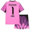 Fotbollskläder Målvakt Barn Borussia Dortmund Kobel 1 Bortatröja 2026-27 Rosa - Kortärmad Fotbollskläder Målvakt Barn Borussia Dortmund Kobel 1 Bortatröja 2026-27 Rosa - Kortärmad