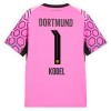 Fotbollskläder Målvakt Borussia Dortmund Kobel 1 Bortatröja 2026-27 Rosa - Kortärmad Fotbollskläder Målvakt Borussia Dortmund Kobel 1 Bortatröja 2026-27 Rosa - Kortärmad