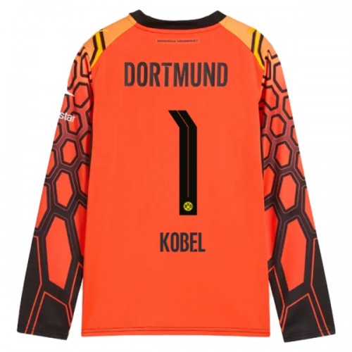 Fotbollskläder Målvakt Borussia Dortmund Kobel 1 Hemmatröja 2026-27 Orange - Långärmad Fotbollskläder Målvakt Borussia Dortmund Kobel 1 Hemmatröja 2026-27 Orange - Långärmad