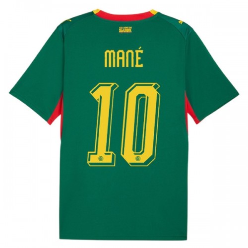 Fotbollskläder Senegal Mane 10 Bortatröja VM 2026 - Kortärmad Fotbollskläder Senegal Mane 10 Bortatröja VM 2026 - Kortärmad