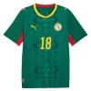 Fotbollskläder Senegal Sarr 18 Bortatröja VM 2026 - Kortärmad