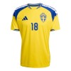 Fotbollskläder Sverige Ayari 18 Hemmatröja VM 2026 - Kortärmad