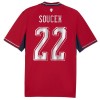 Fotbollskläder Tjeckien Soucek 22 Hemmatröja VM 2026 - Kortärmad Fotbollskläder Tjeckien Soucek 22 Hemmatröja VM 2026 - Kortärmad