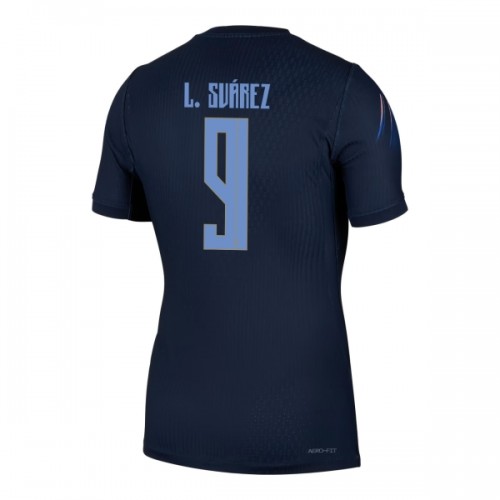Fotbollskläder Uruguay Luis Suarez 9 Bortatröja VM 2026 - Kortärmad Fotbollskläder Uruguay Luis Suarez 9 Bortatröja VM 2026 - Kortärmad