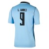 Fotbollskläder Uruguay Luis Suarez 9 Hemmatröja VM 2026 - Kortärmad Fotbollskläder Uruguay Luis Suarez 9 Hemmatröja VM 2026 - Kortärmad
