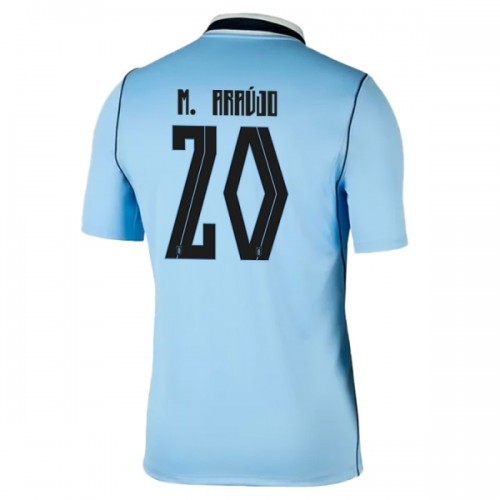 Fotbollskläder Uruguay Maximiliano Araujo 20 Hemmatröja VM 2026 - Kortärmad Fotbollskläder Uruguay Maximiliano Araujo 20 Hemmatröja VM 2026 - Kortärmad