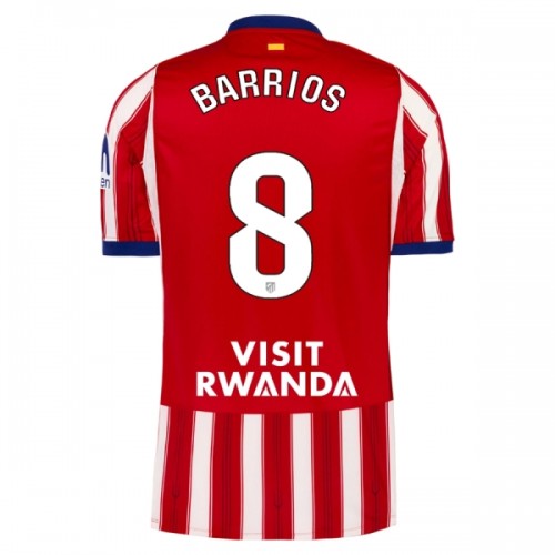Fotbollskläder Atlético Madrid Barrios 8 Hemmatröja 2026-27 - Kortärmad Fotbollskläder Atlético Madrid Barrios 8 Hemmatröja 2026-27 - Kortärmad
