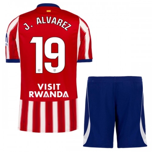 Fotbollskläder Barn Atlético Madrid J. Alvarez 19 Hemmatröja 2026-27 - Kortärmad Fotbollskläder Barn Atlético Madrid J. Alvarez 19 Hemmatröja 2026-27 - Kortärmad